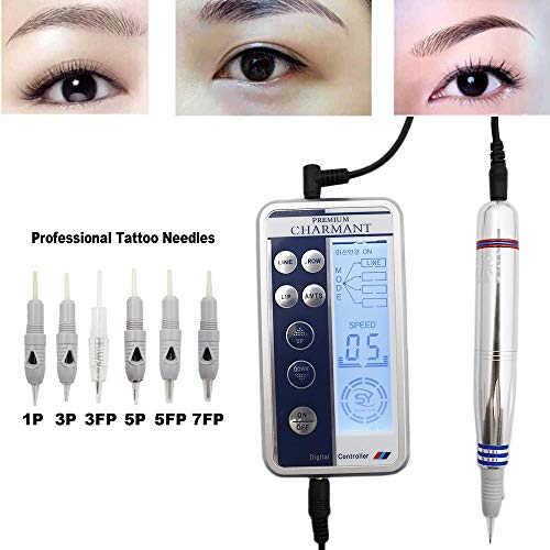 Paddsun Electric Digital Semi-Permanent Eyebrow Lip Eyeliner Pen Makeup Tatto...