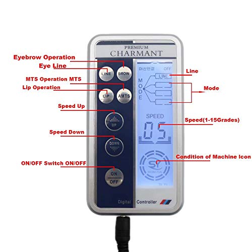 Paddsun Electric Digital Semi-Permanent Eyebrow Lip Eyeliner Pen Makeup Tatto...