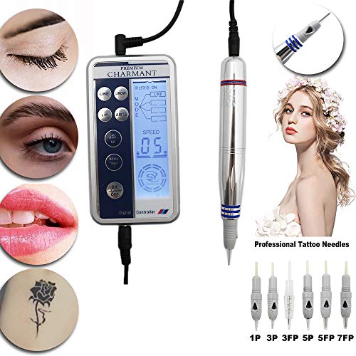Paddsun Electric Digital Semi-Permanent Eyebrow Lip Eyeliner Pen Makeup Tatto...