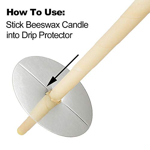 24-Pack Beeswax Candle Protectors - Personal Ear Care Protective Disk,Church ...
