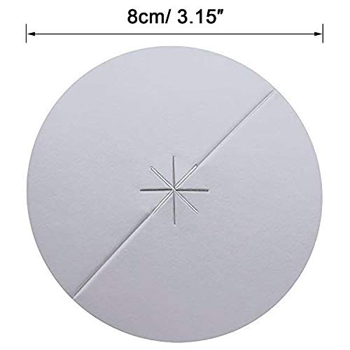 24-Pack Beeswax Candle Protectors - Personal Ear Care Protective Disk,Church ...