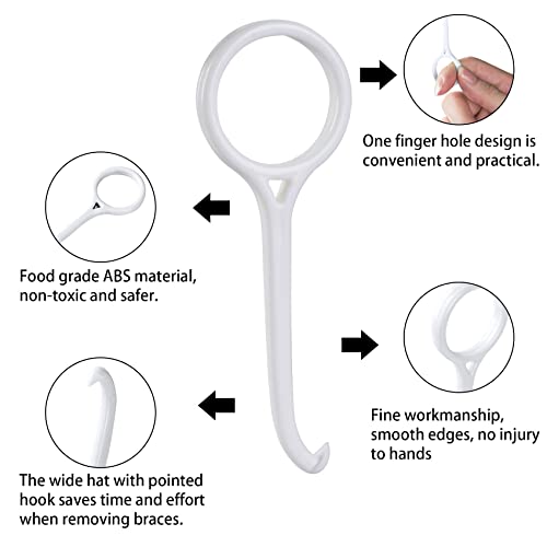 PAGOW 15pcs Clear Aligner Removal Tool, Resuable Hands-Free Aligner Chewie,Pe...