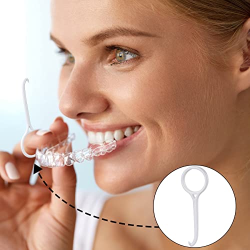 PAGOW 15pcs Clear Aligner Removal Tool, Resuable Hands-Free Aligner Chewie,Pe...