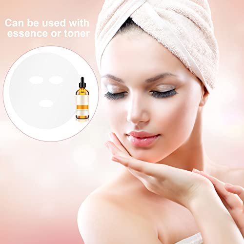 PAGOW 600 Sheets Facial Mask Preservative Disposable, Plastic Thin Face Mask ...