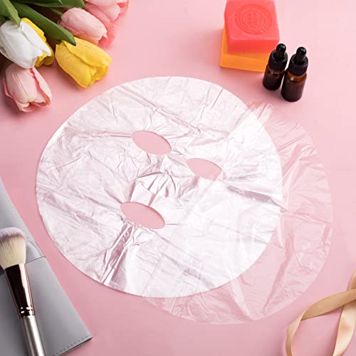 PAGOW 600 Sheets Facial Mask Preservative Disposable, Plastic Thin Face Mask ...