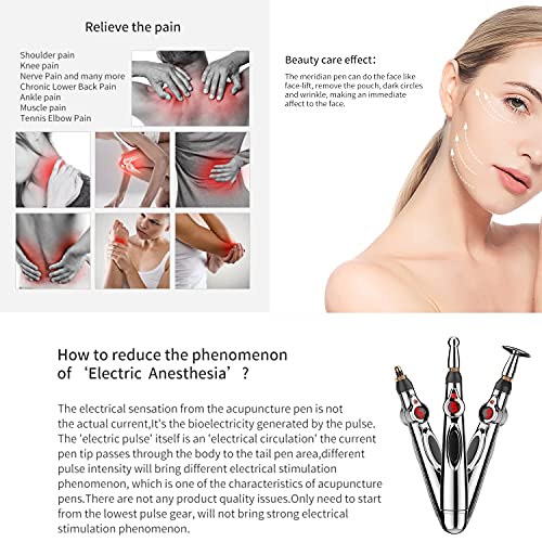 Acupuncture Pen + Electro Magnet Therapy Instrument + Meridian Energy Pen + N...