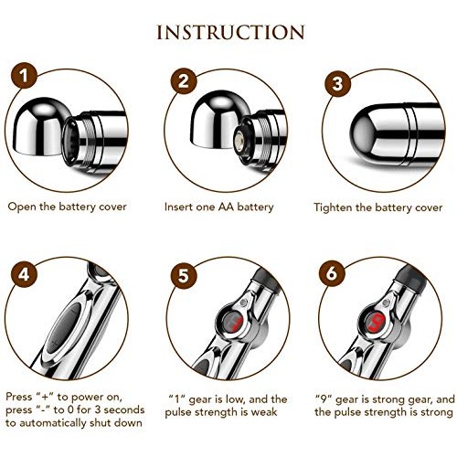 Acupuncture Pen + Electro Magnet Therapy Instrument + Meridian Energy Pen + N...
