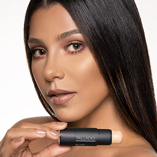 Palladio BUILD & BLEND Foundation Stick, Medium Coverage Buildable Contour St...