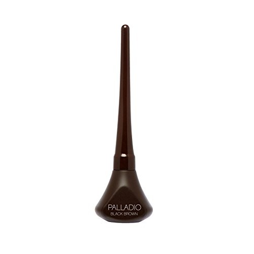 Palladio Liquid Eyeliner, Black Brown, Highly Pigmented and Waterproof Eyelin...