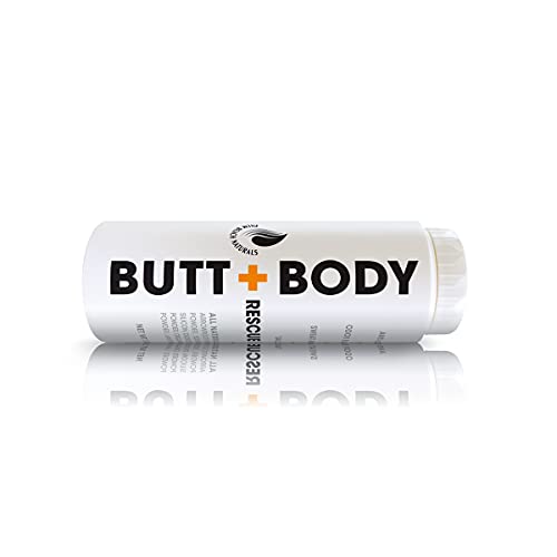 Butt and Body Rescue Powder - Stops Itching & Chafing, Absorbs Sweat & Elimin...