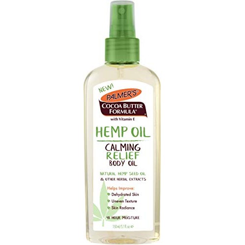 Palmer's Cocoa Butter Formula Hemp Oil Calming Relief Body Oil, 5.1 Ounces