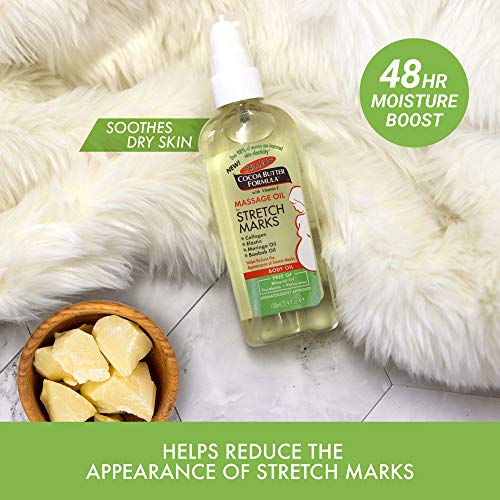 Palmer's Cocoa Butter Formula Massage Oil for Stretch Marks and Pregnancy Ski...