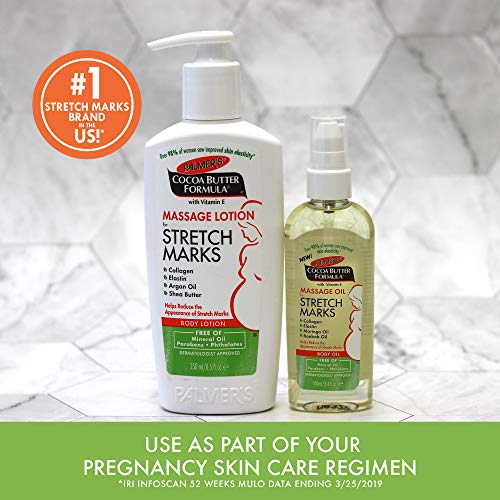 Palmer's Cocoa Butter Formula Massage Oil for Stretch Marks and Pregnancy Ski...