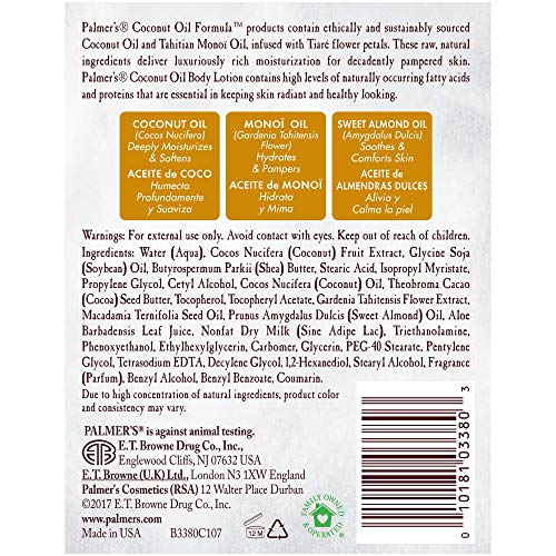Palmer's Coconut Oil Formula Body Lotion with Green Coffee Extract, Value Siz...