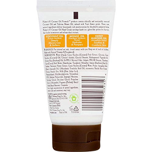 Palmers Coconut/Oil Hand Cream 2.1 Oz,Pack of 3