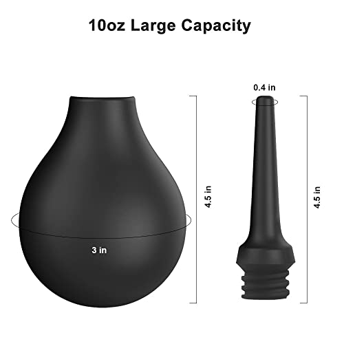 Large Capacity Enema Douche with Back-Flow Prevention for Colon Cleansing Det...