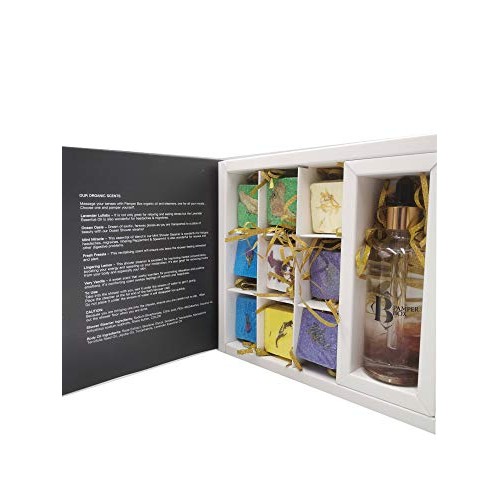 Set of 9 Shower Steamers Aromatherapy Shower Bombs with Organic Lavender Esse...