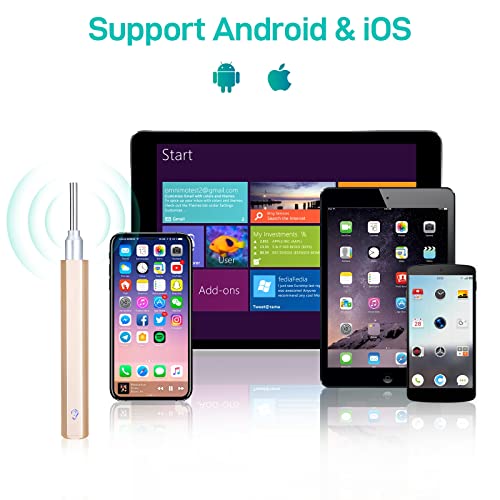 Ear Wax Removal Tool with Camera, 1080P HD, Waterproof, WiFi Ear Wax Cleaning...