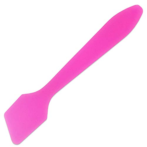 Pana Brand 100 Pieces Disposable Makeup PINK Tip Angled Spatula Cosmetic Skin...