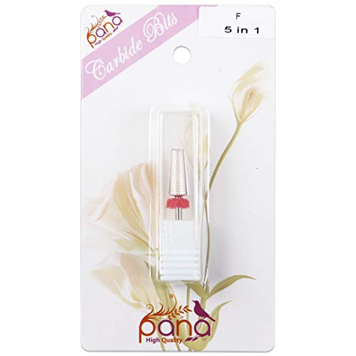 PANA Nail Carbide 5 in 1 Bit - Two Way Rotate use for Both Left and Right Han...