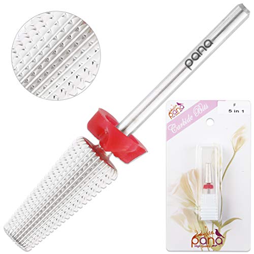 PANA Nail Carbide 5 in 1 Bit - Two Way Rotate use for Both Left and Right Han...
