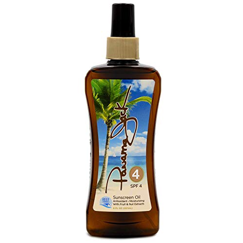 Panama Jack Sunscreen Tanning Oil - SPF 4, Reef Friendly, PABA, Paraben, Glut...