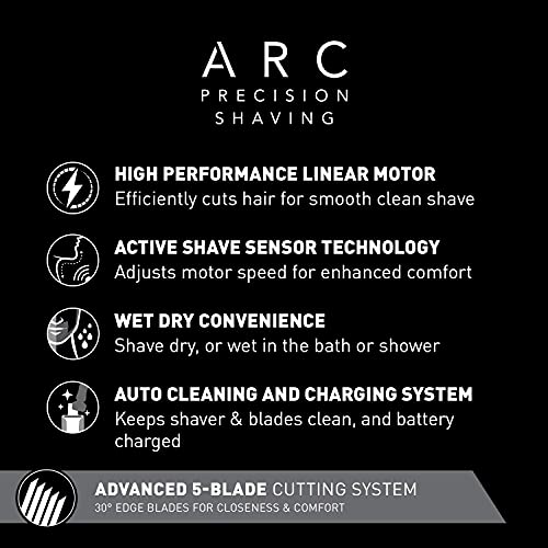 Panasonic Arc5 Electric Razor for Men, 5 Blades Shaver and Trimmer - Sensor T...
