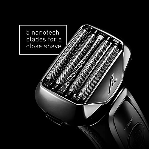 Panasonic Arc5 Electric Razor, Men's 5-Blade Cordless with Shave Sensor Techn...