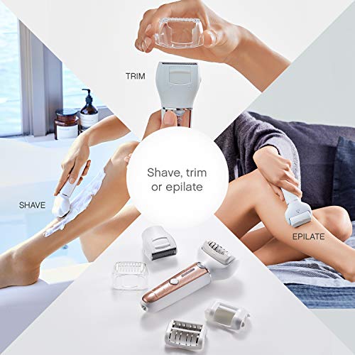 Panasonic, Cordless Shaver Epilator For Women With 5 Attachments Gentle WetDr...