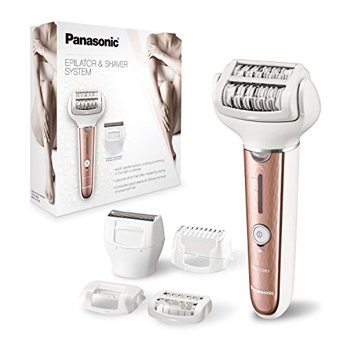 Panasonic, Cordless Shaver Epilator For Women With 5 Attachments Gentle WetDr...