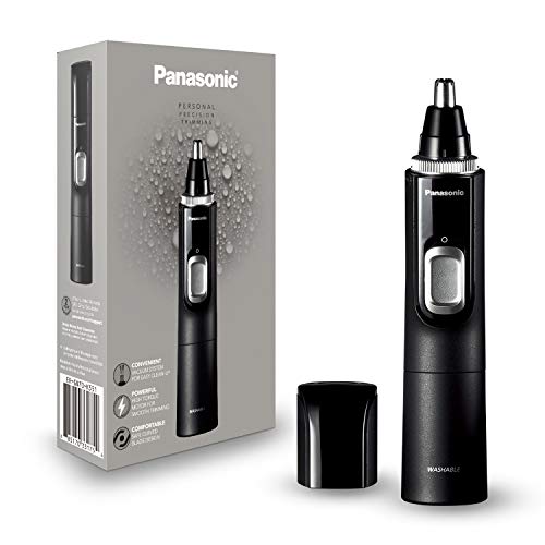 Panasonic Ear and Nose Hair Trimmer for Men with Vacuum Cleaning System, Powe...