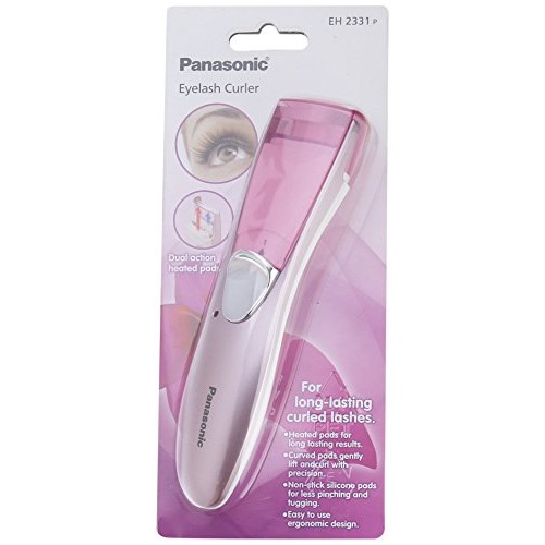 Panasonic Heated Curved Eyelash Curler With Double Action Non-Stick Silicone ...