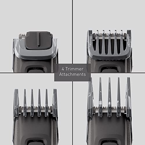 Panasonic Long Beard Trimmer for Men, 58 Length Settings and 4 Attachments fo...
