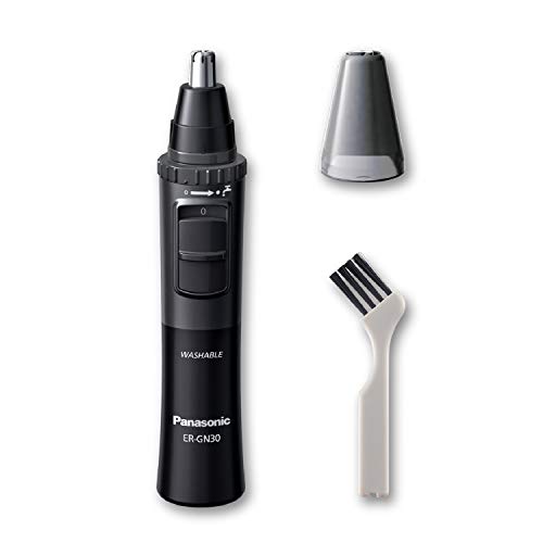 Panasonic Men’s Ear and Nose Hair Trimmer, Wet Dry Hypoallergenic Dual Edge B...