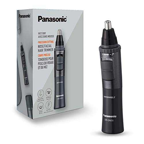 Panasonic Men’s Ear and Nose Hair Trimmer, Wet Dry Hypoallergenic Dual Edge B...