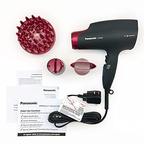 Panasonic Nanoe Hair Dryer, 1875 Watt Professional Blow Dryer for Smooth, Shi...