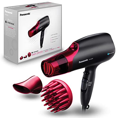 Panasonic Nanoe Hair Dryer, 1875 Watt Professional Blow Dryer for Smooth, Shi...