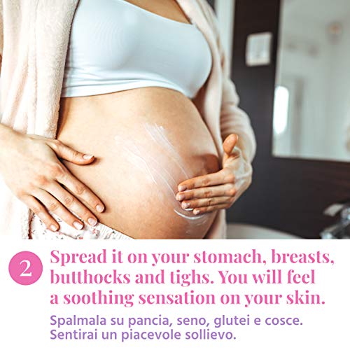 Pregnancy Stretch Mark Remover & Prevention Cream, Natural Skin Firming Cream...