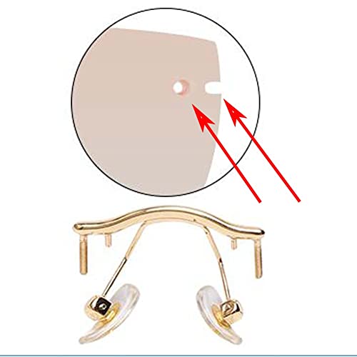 1 Piece Metal Replacement Nose Bridge Eyewear Accessories for Rimless Glasses...