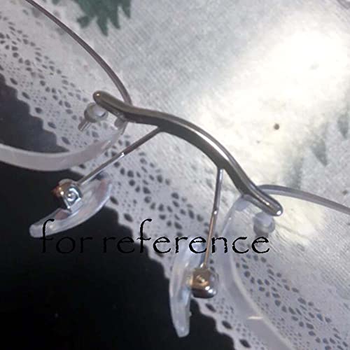 1 Piece Metal Replacement Nose Bridge Eyewear Accessories for Rimless Glasses...