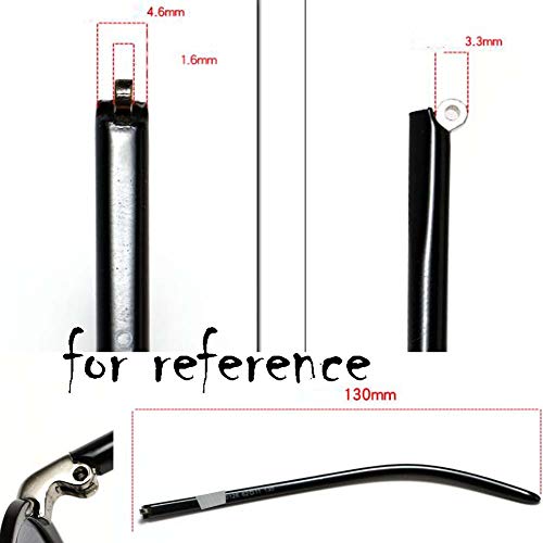 1 Pair Plastic Glasses Temple Arm Eyeglasses Replacement Temple Eyewear Acces...