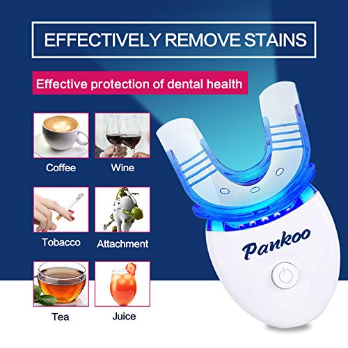 Teeth Whitening Kit with LED Light at Home for Sensitive Teeth,Professional T...