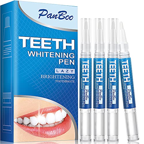 Teeth Whitening Pen- 4 No Sensitivity Pens, 40+ Whitening Treatments, Effecti...