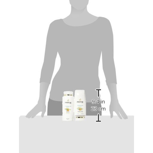 Pantene Argan Oil Shampoo 25.4 OZ and Conditioner 24 OZ for Dry Hair, Smooth ...