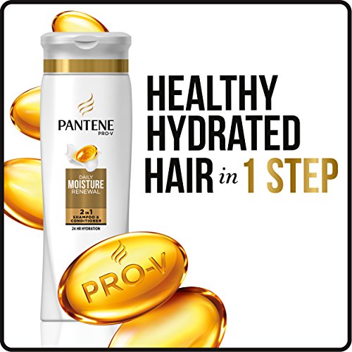 Pantene Pro-V Daily Moisture Renewal 2 in 1 Shampoo & Conditioner, 25.4 fl oz