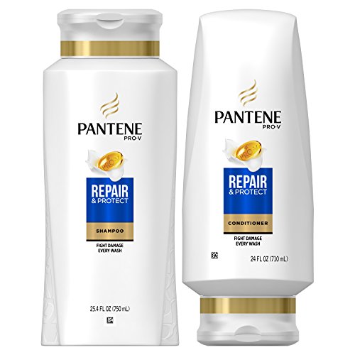 Pantene, Shampoo and Conditioner Kit, with Argan Oil, Pro-V Repair and Protec...