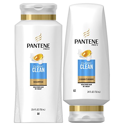 Pantene, Shampoo and Sulfate Free Conditioner Kit, Pro-V Classic Clean, 49.4 ...