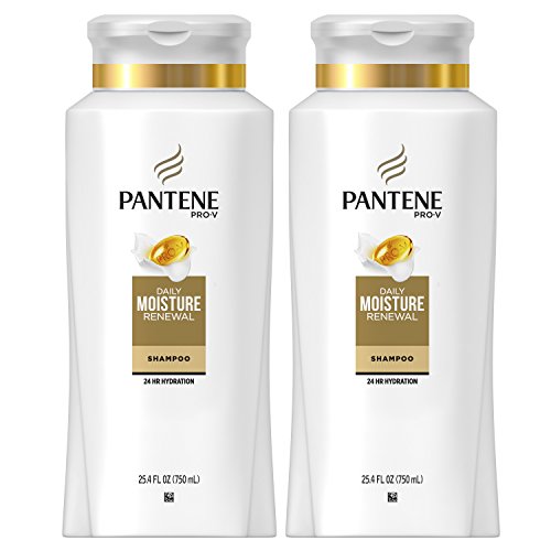 Pantene, Shampoo, Pro-V Daily Moisture Renewal for Dry Hair, 25.4 Fl Oz, Twin...