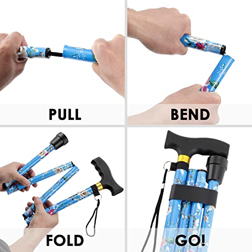 Walking Cane PANZHENG Cane for Man/Woman | Mobility & Daily Living Aids | 5-L...