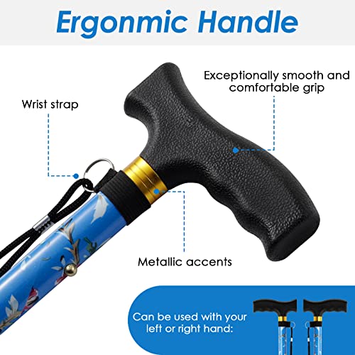 Walking Cane PANZHENG Cane for Man/Woman | Mobility & Daily Living Aids | 5-L...